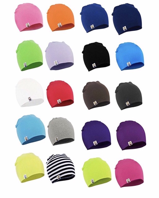 Mũ Cotton Cho Bé Sơ Sinh Đến 2 Tuổi
