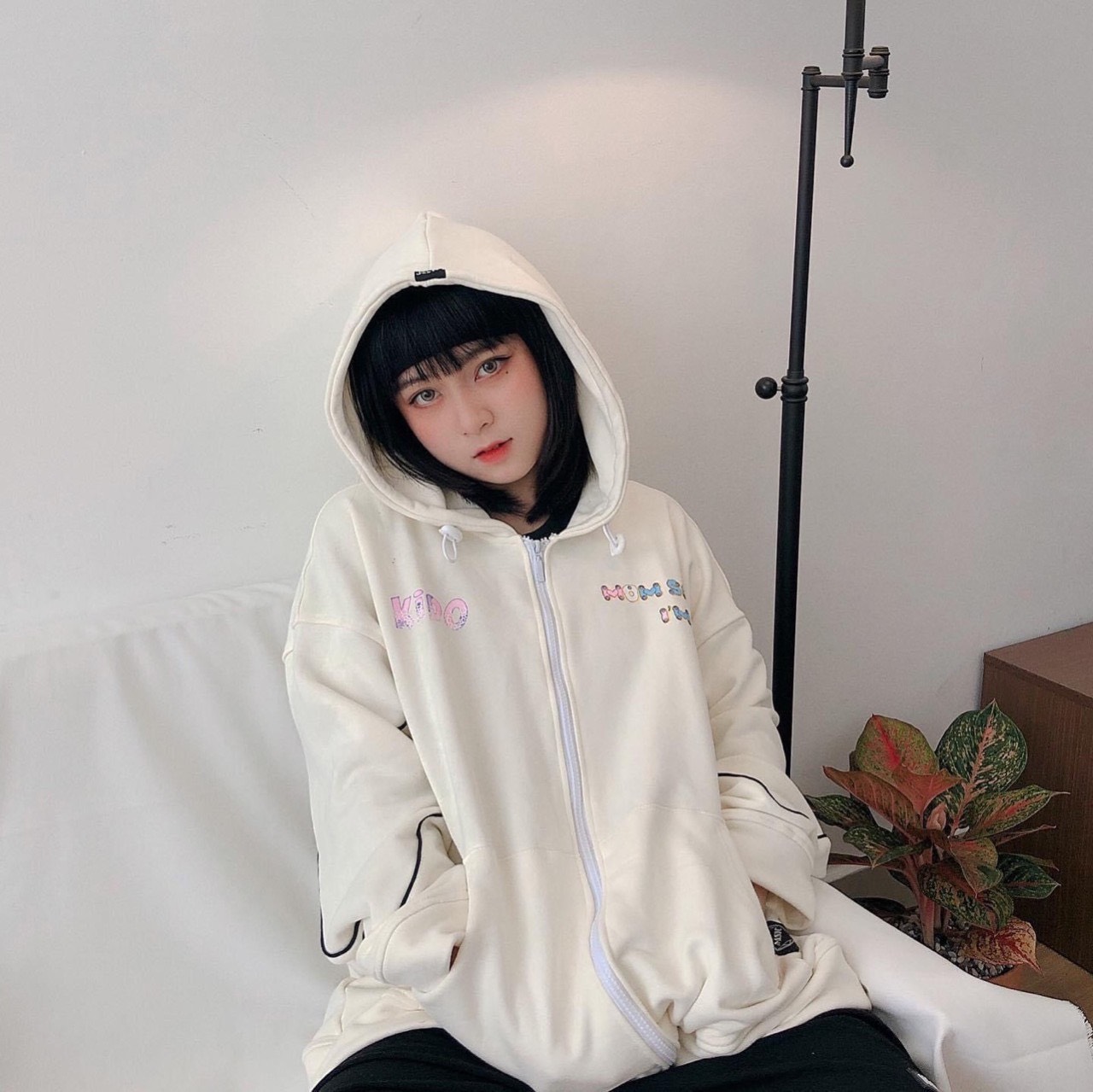 ÁO HOODIE DÂY KÉO CÓ NÓN KIDO
