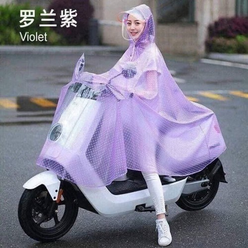 Áo Mưa Chấm Bi 1 Đầu