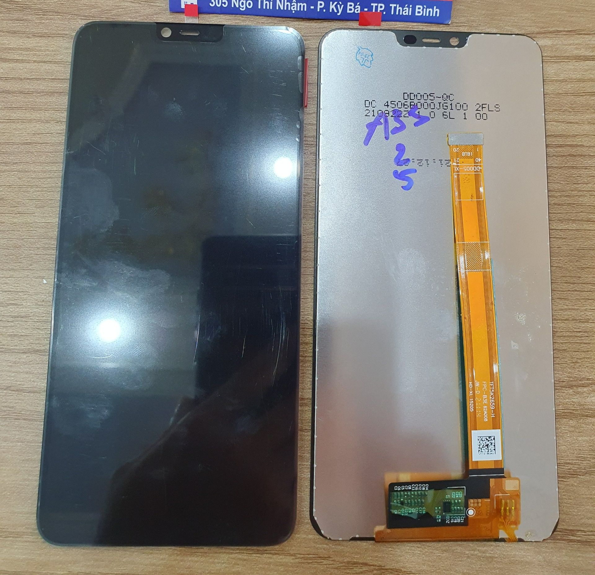 Màn hình nguyên bộ oppo a3s / a5 / realme c1 / realme 2