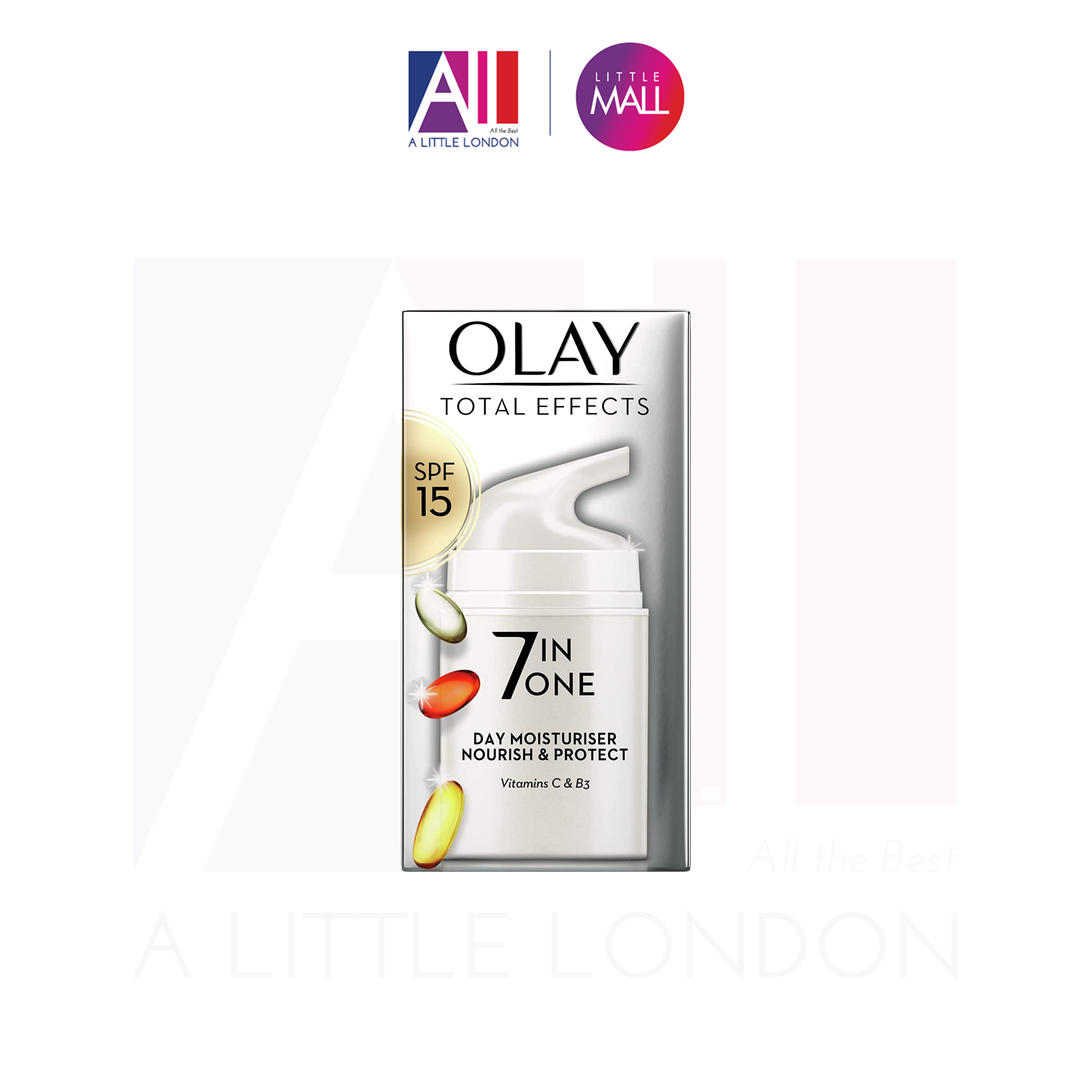 Kem dưỡng ngày 7 tác dụng Olay Total Effects 7 in 1 Anti Ageing Moisturiser SPF15 50ml (Bill Anh)