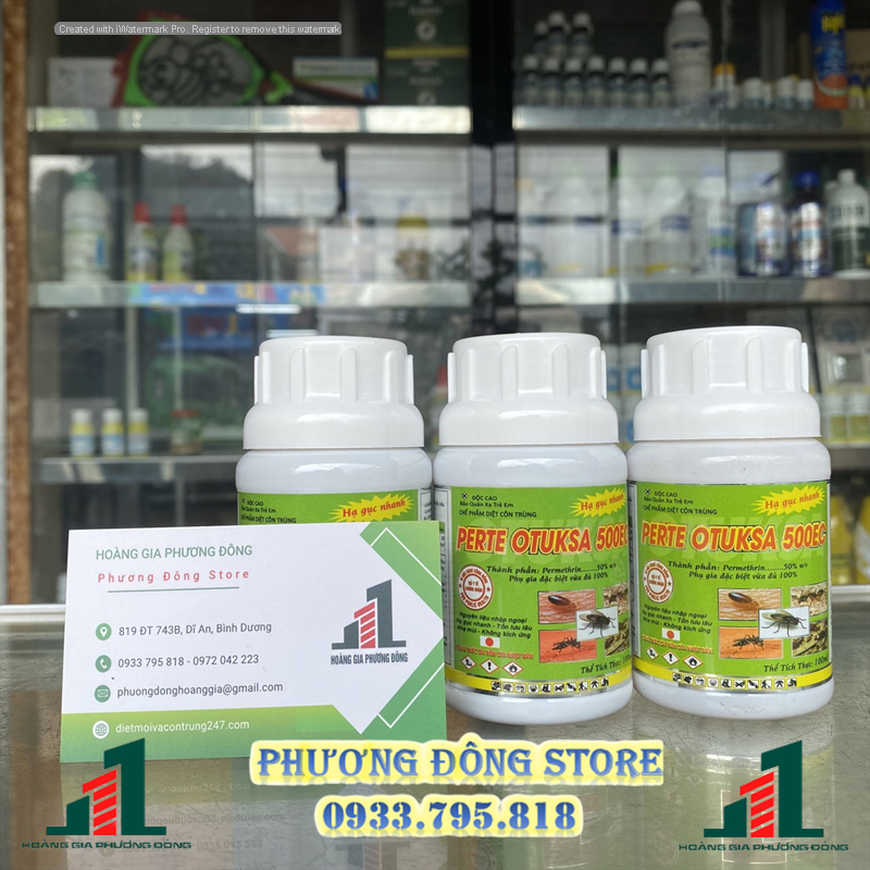 Thuốc diệt muỗi Perte Otuksa 500ec - Chai 100ml
