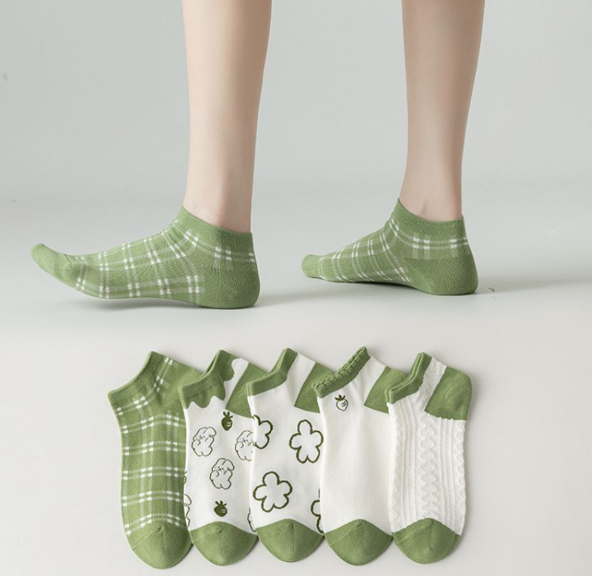Ste 10 đôi tất vớ nữ cổ bèo green siêu hot