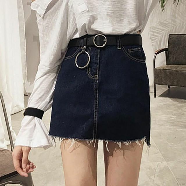 Dây thắt lưng khuy tròn kiểu dáng thời trang hàng cao cấp