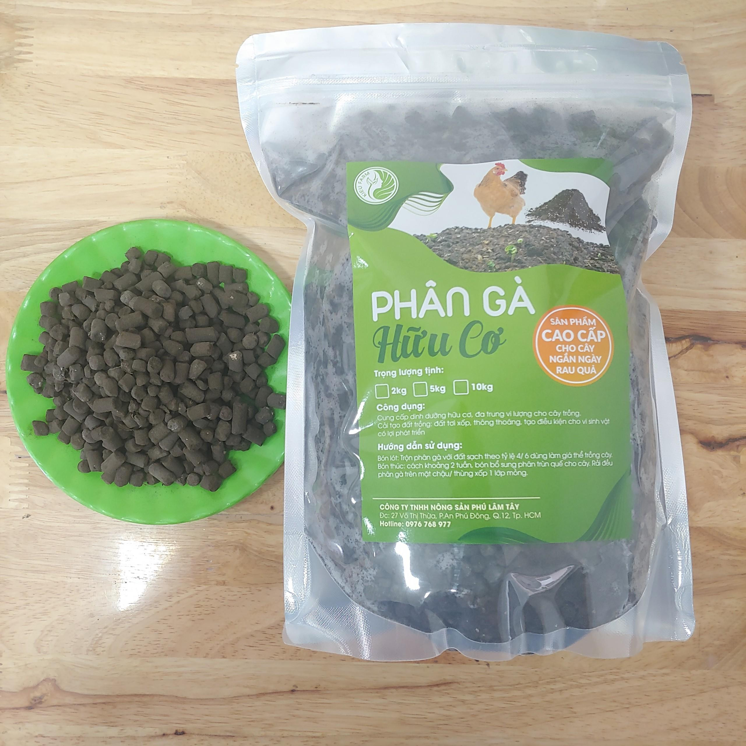 Phân gà hữu cơ nhập khẩu nén viên - 2kg