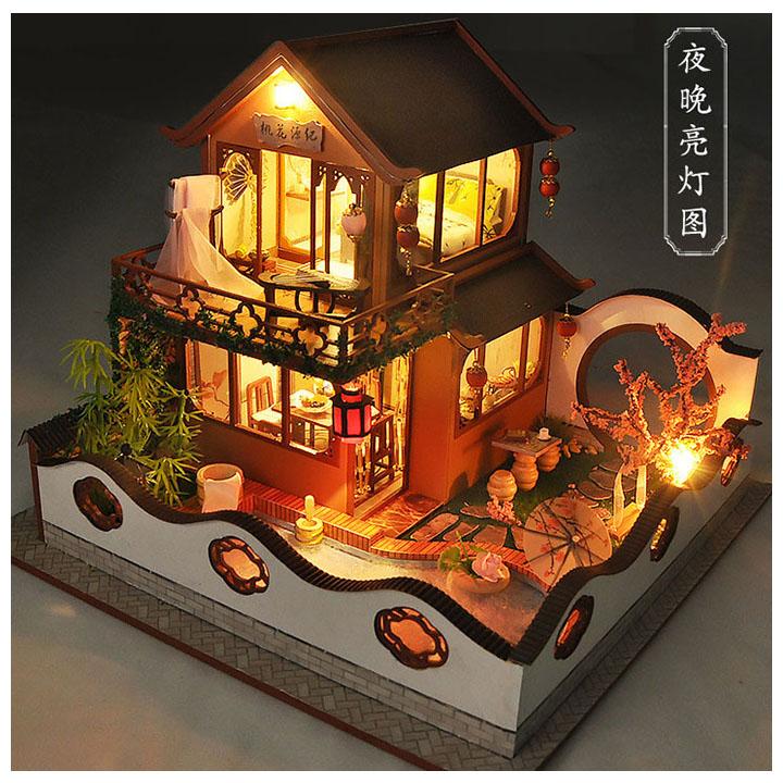 Mô Hình Nhà Gỗ DIY Biệt phủ Jackma