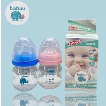 Bình sữa sơ sinh 60ml, 125ml, 250ml babuu cổ hẹp an toàn cho bé