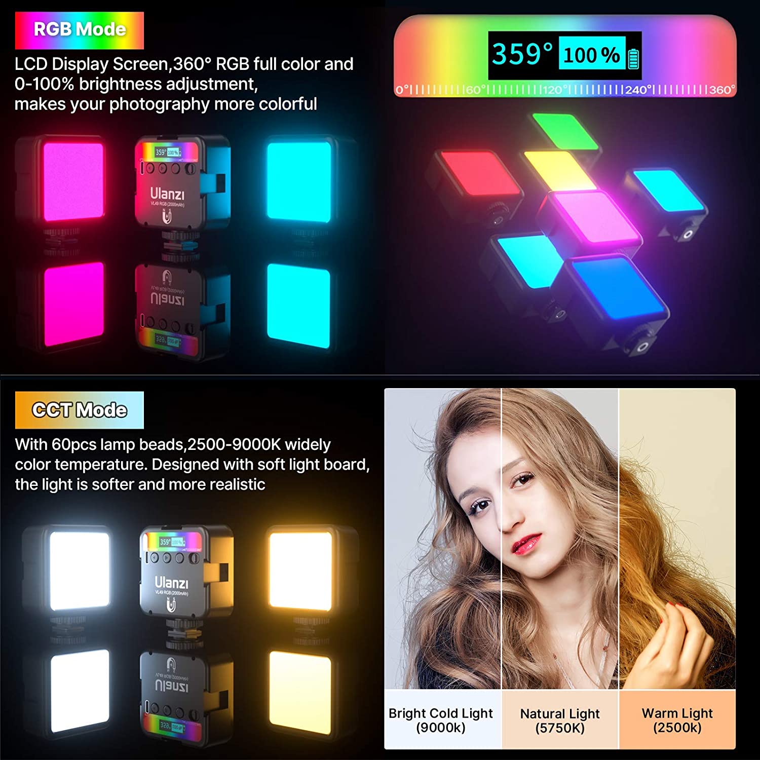 Ulanzi VL49 RGB Fill Light