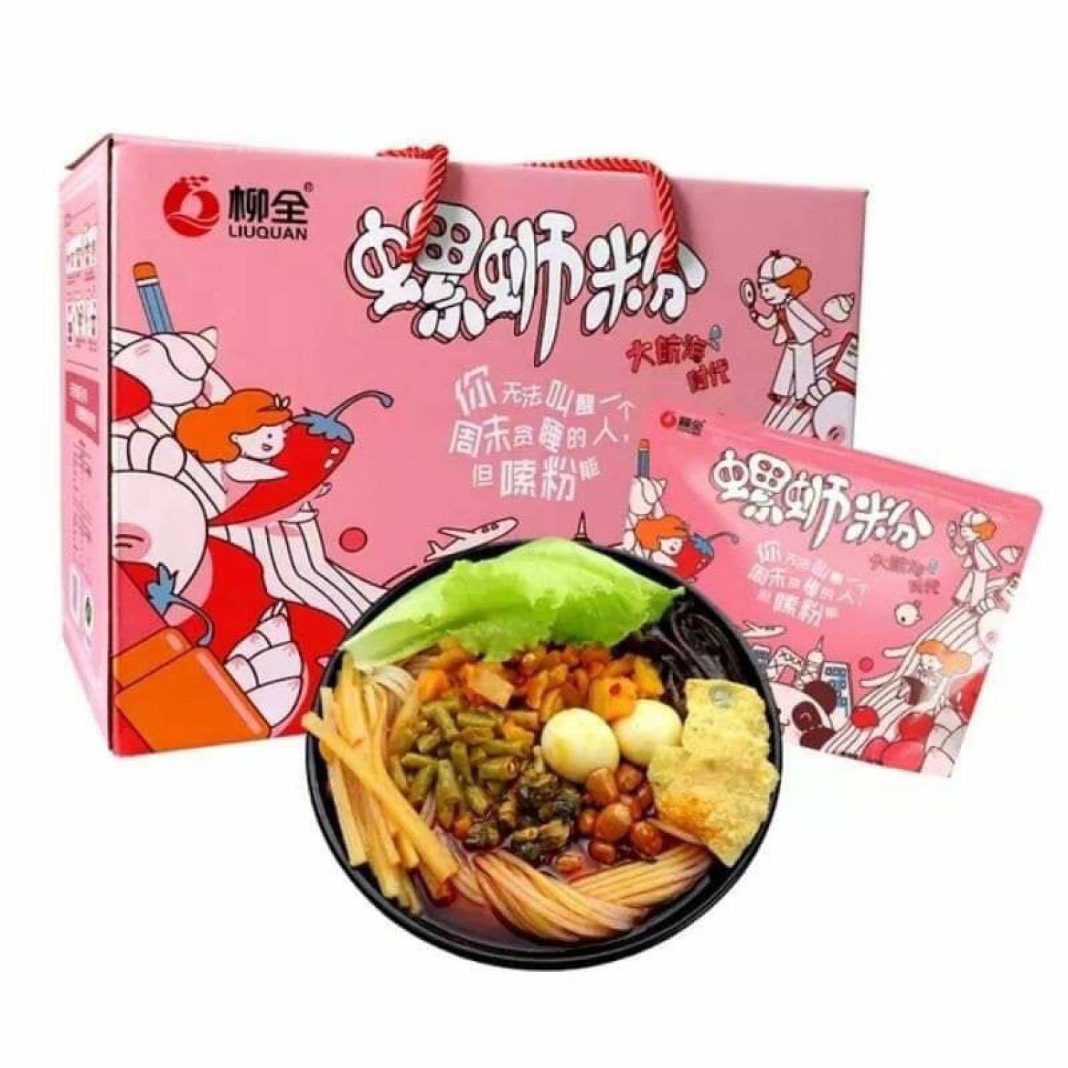1 gói bún ốc xà cừ-lý tử thất