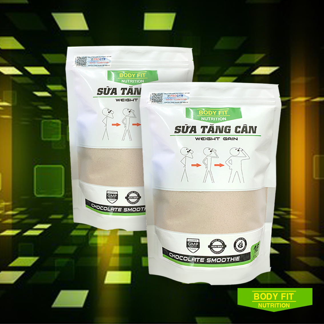 COMBO 2 túi Sữa Tăng Cân BodyFit - Weight Gain