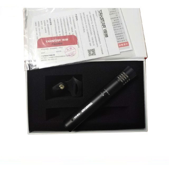 Micro condenser 48v để thu âm cho nhạc cụ Takstar CM-63