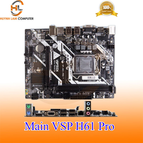 Main VSP H61 Pro Sockets 1155 Ram DDR3 VGA HDMI - Hàng chính hãng