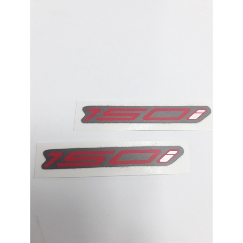 Tem Số 150i SH ý 2009 2010 2011 2012 ( bán lẻ 1 chữ ) Đen Đỏ Sproty