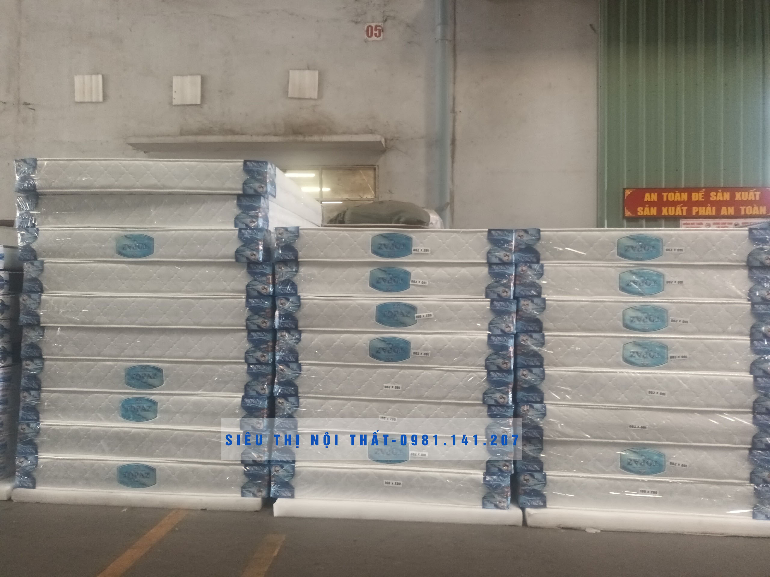 Nệm lò xo cao cấp TOPAZ nhiều kích cỡ
