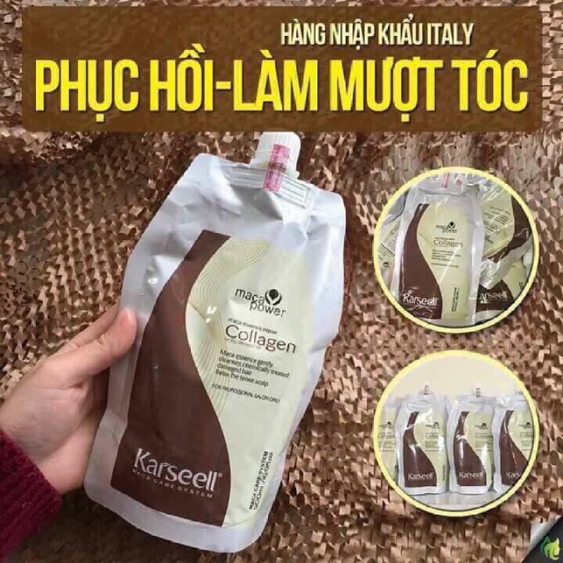 [HCM]KEM Ủ TÓC PHỤC HỒI COLLAGEN - KARSEELL MACA 500ML