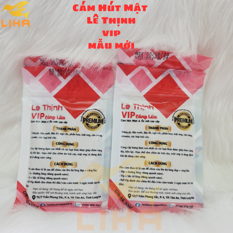 Cám Hút Mật, Sâu, Ốc Mít Lê Thịnh 100gr - Cám Lê Thịnh Cao Cấp