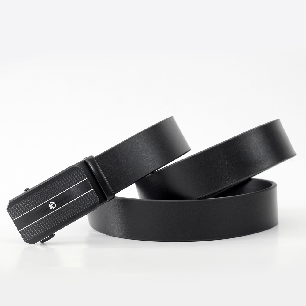 Thắt lưng nam da bò AT Leather SM16 - Đen