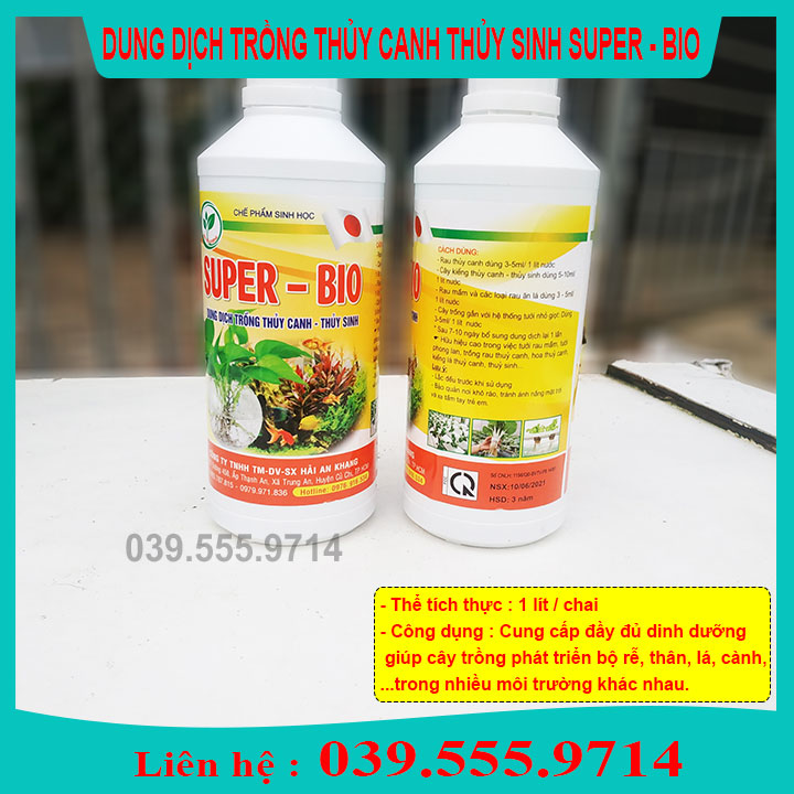Dung Dịch Trồng Thủy Canh BiO( 1 Lít)