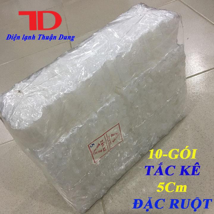 Combo 10 gói Tắc kê nhựa đặc ruột 5 phân dùng cho mũi 10, 8 - Điện Lạnh Thuận Dung