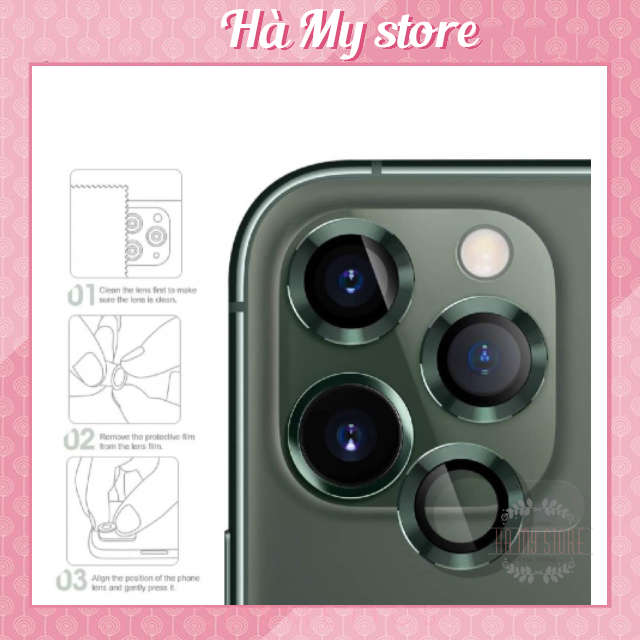 [VÒNG CAMERA 12] Cường Lực Camera - Bảo Vệ Camera IPhone 12 Pro Max, 12, 12PRO, 12Mini HÀNG FULLBOX