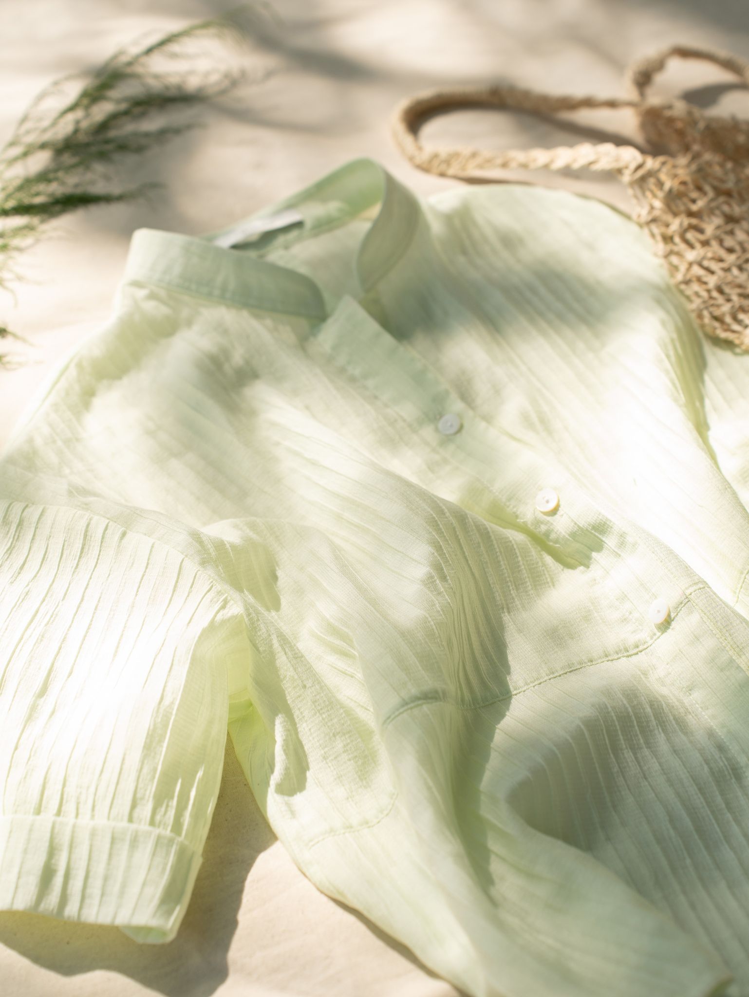 Sơ Mi Cổ Tàu Pastel Madelen