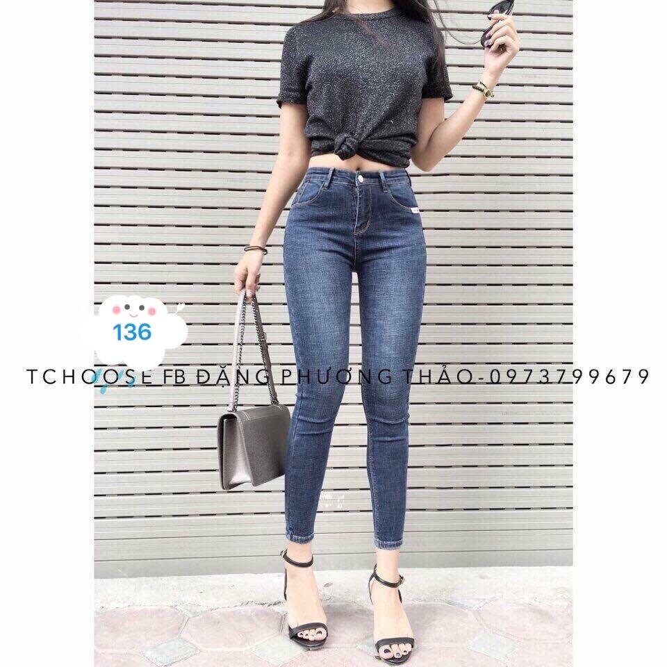 [HCM]Quần Jean nữ lưng cao đẹp - 1045
