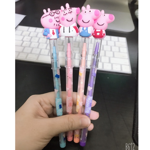 1 Cây bút chì đốt heo peppa