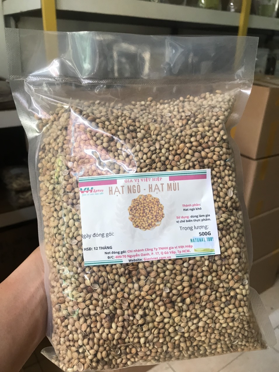 Hạt Ngò - Hạt Mùi Việt Hiệp