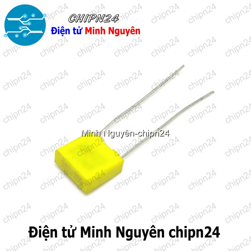 [10 con] (K272) Tụ kẹo vàng 332J 100V (5MM) (332 3.3nF) - HH005328