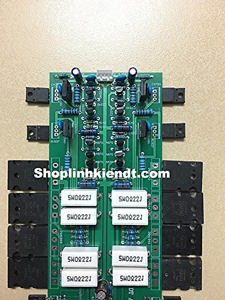 Board công suất 2 kênh 1000W 16 sò