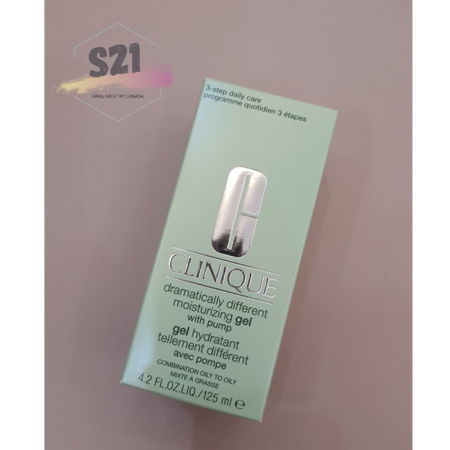 [Bill Hãng] Gel Dưỡng Ẩm Clinique Dramatically Different Moisturizing Gel With Pump