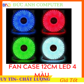 Fan Led 33 Bóng Đèn Led 12cm Làm Mát Cho Case Máy Tính - Được Chọn Màu - Có Ốc Bắt Kèm Theo