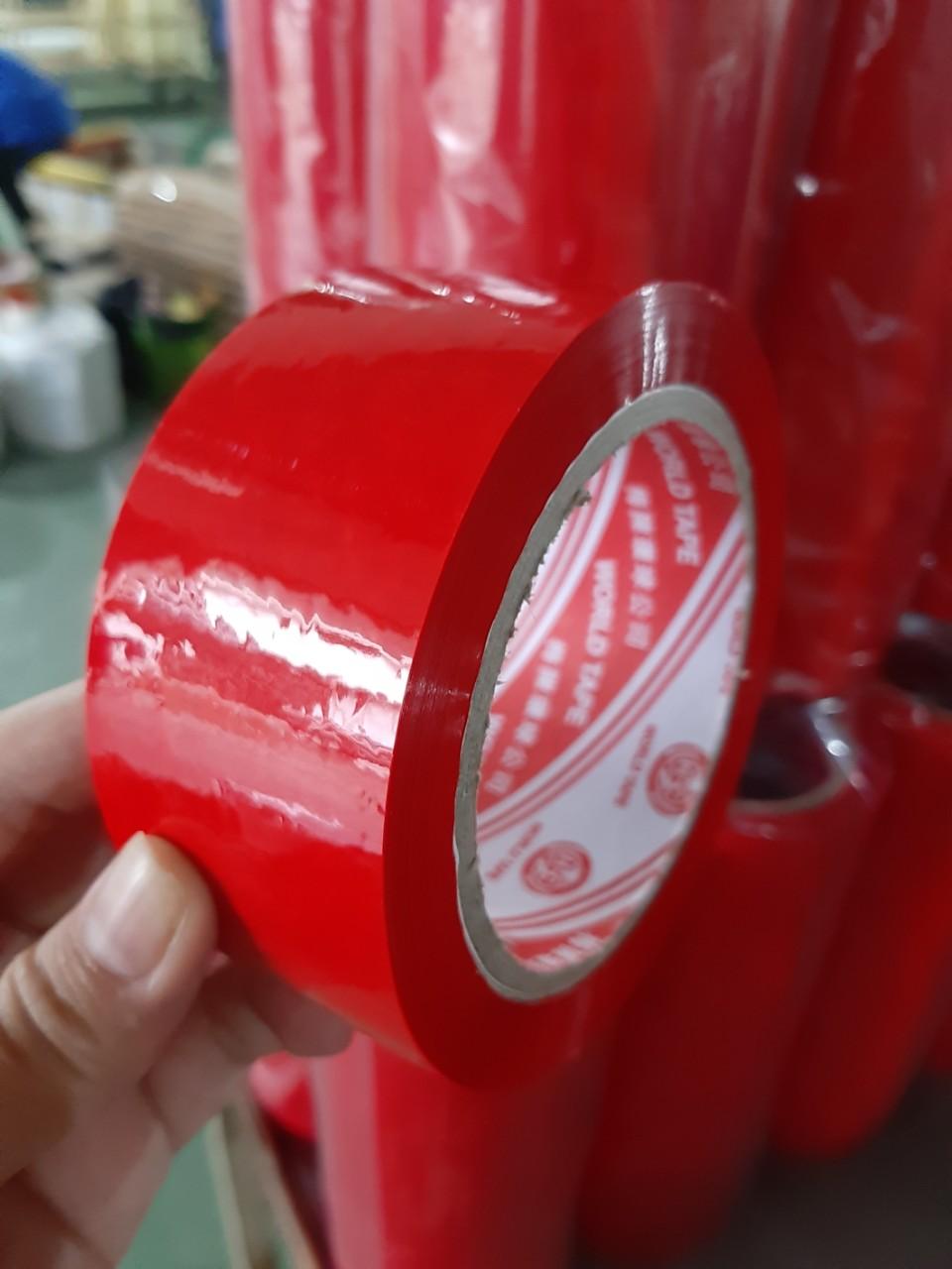 Băng keo màu đỏ khổ 4.8cm, độ dính cao