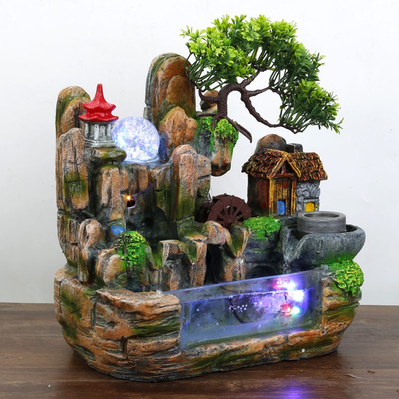Thác nước phong thuỷ bể cá 4 mẫu