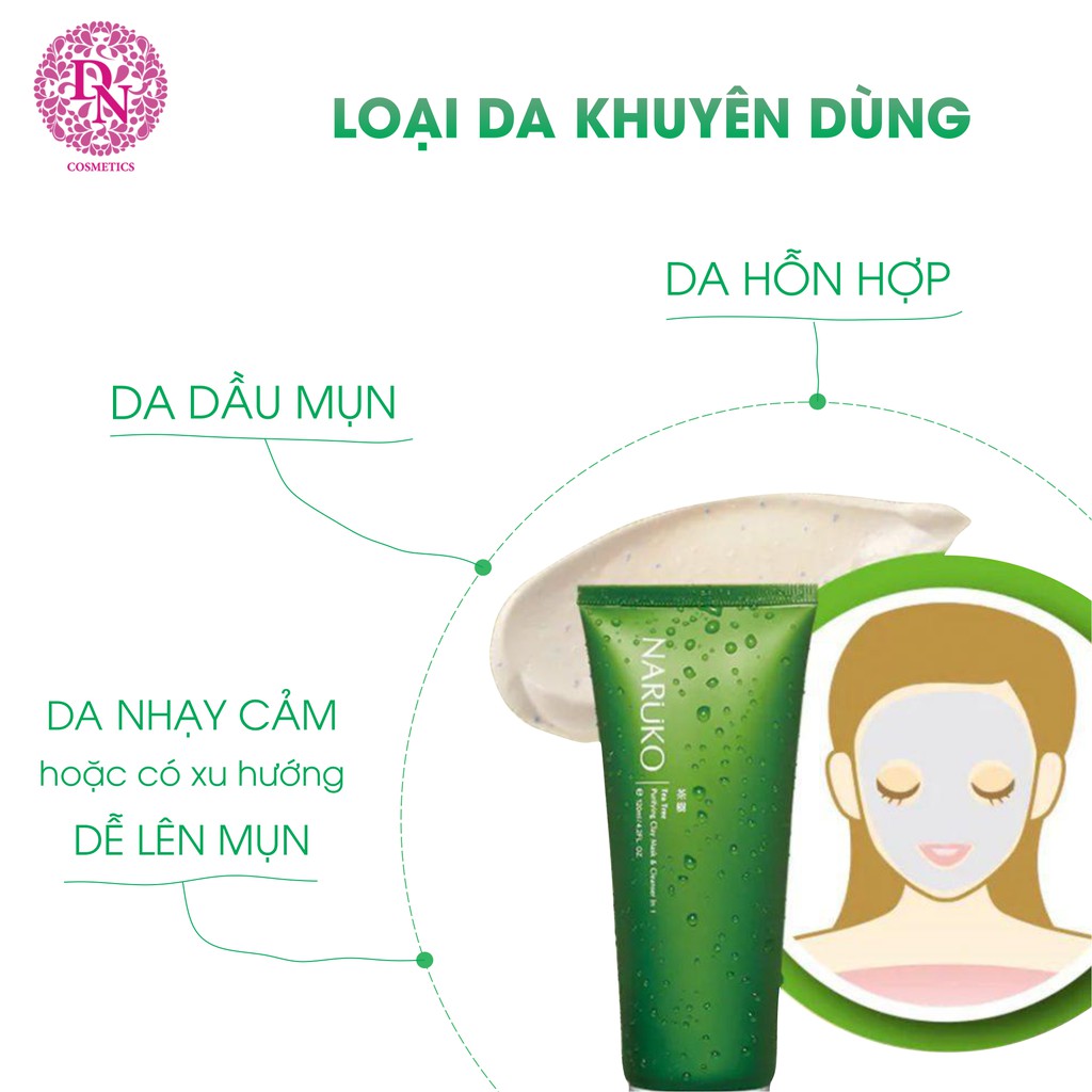 Sữa Rửa Mặt Naruko Tràm Trà 120g