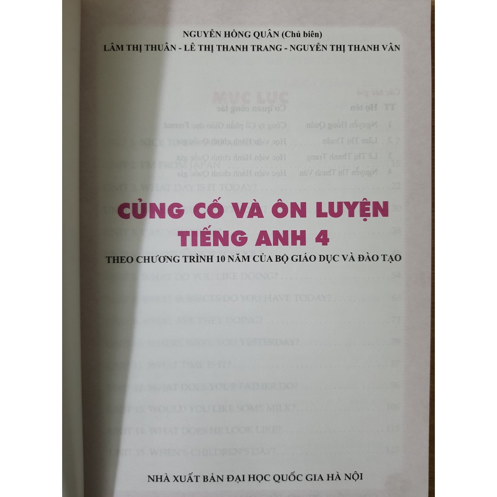 Sách - Củng cố và ôn luyện Tiếng Anh 4