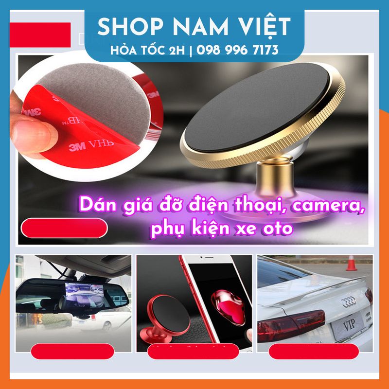 Miếng Dán 3M VHB Siêu Dính Dán Camera Hành Trình, Phụ Kiện Oto