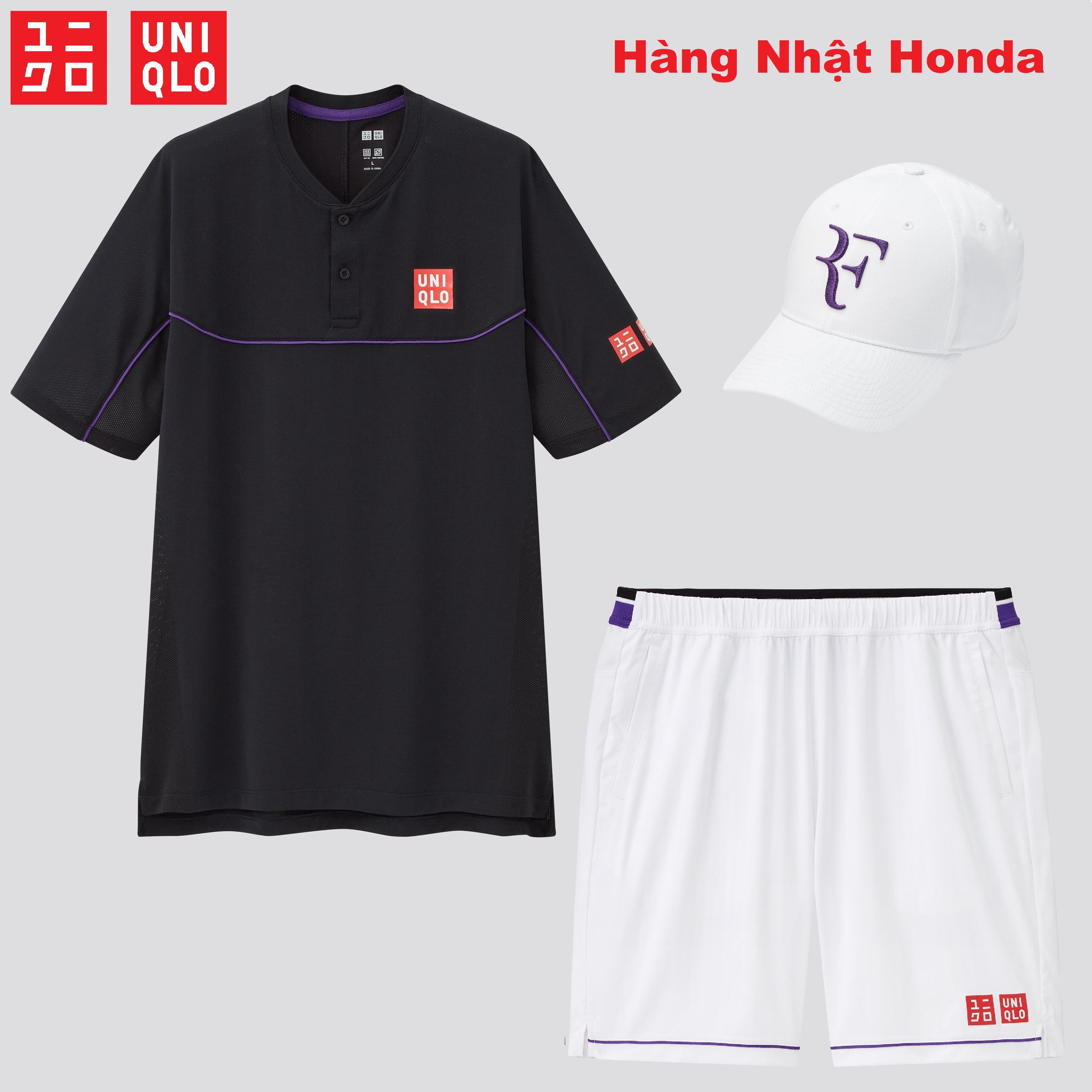 Mũ Tennis Uniqlo Kei Nishikori Màu trắng 42790500