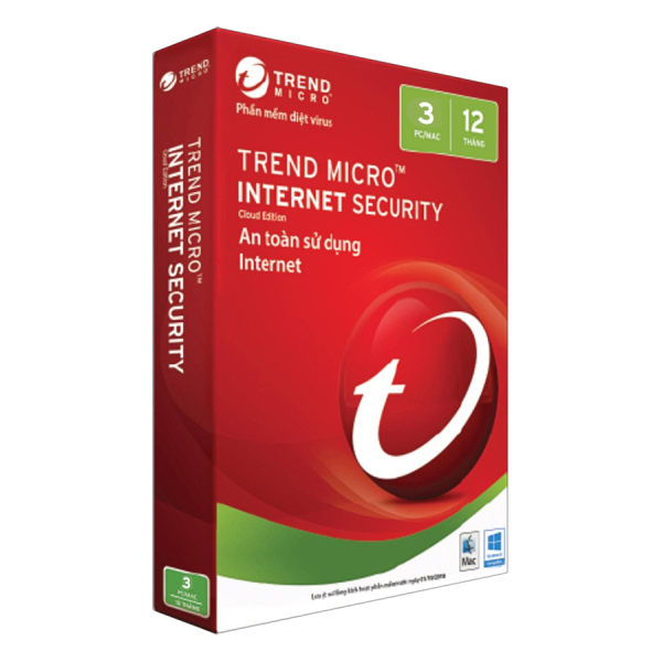 Bảng giá Trend Micro Internet Security 3 thiết bị 1 năm Phong Vũ