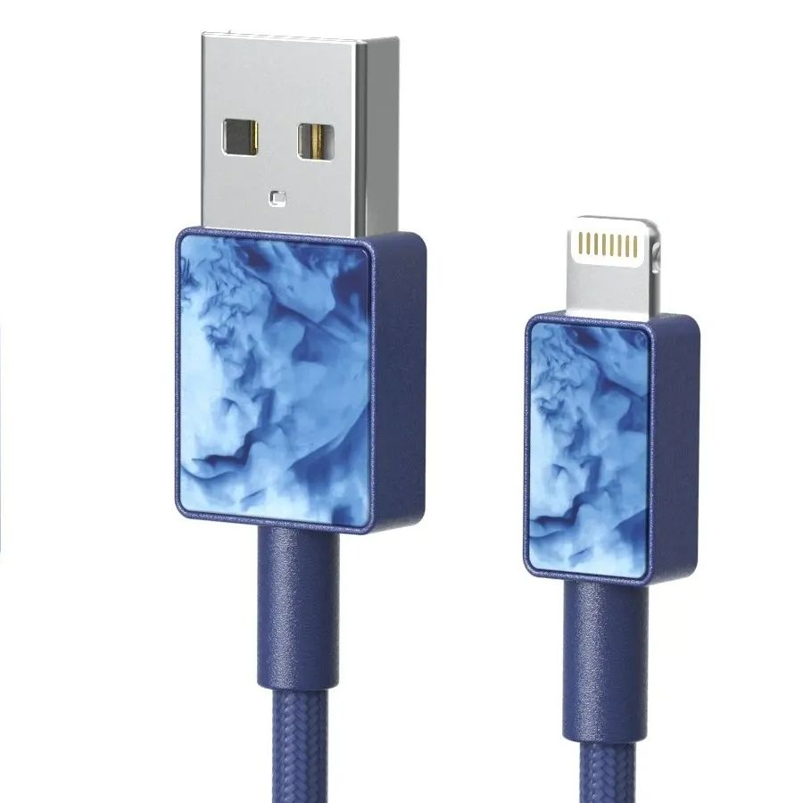 Cáp sạc mfi usb to lightning ifogy - chip c48 - 2.4a - bọc dù siêu bền - thiết kế rất đẹp