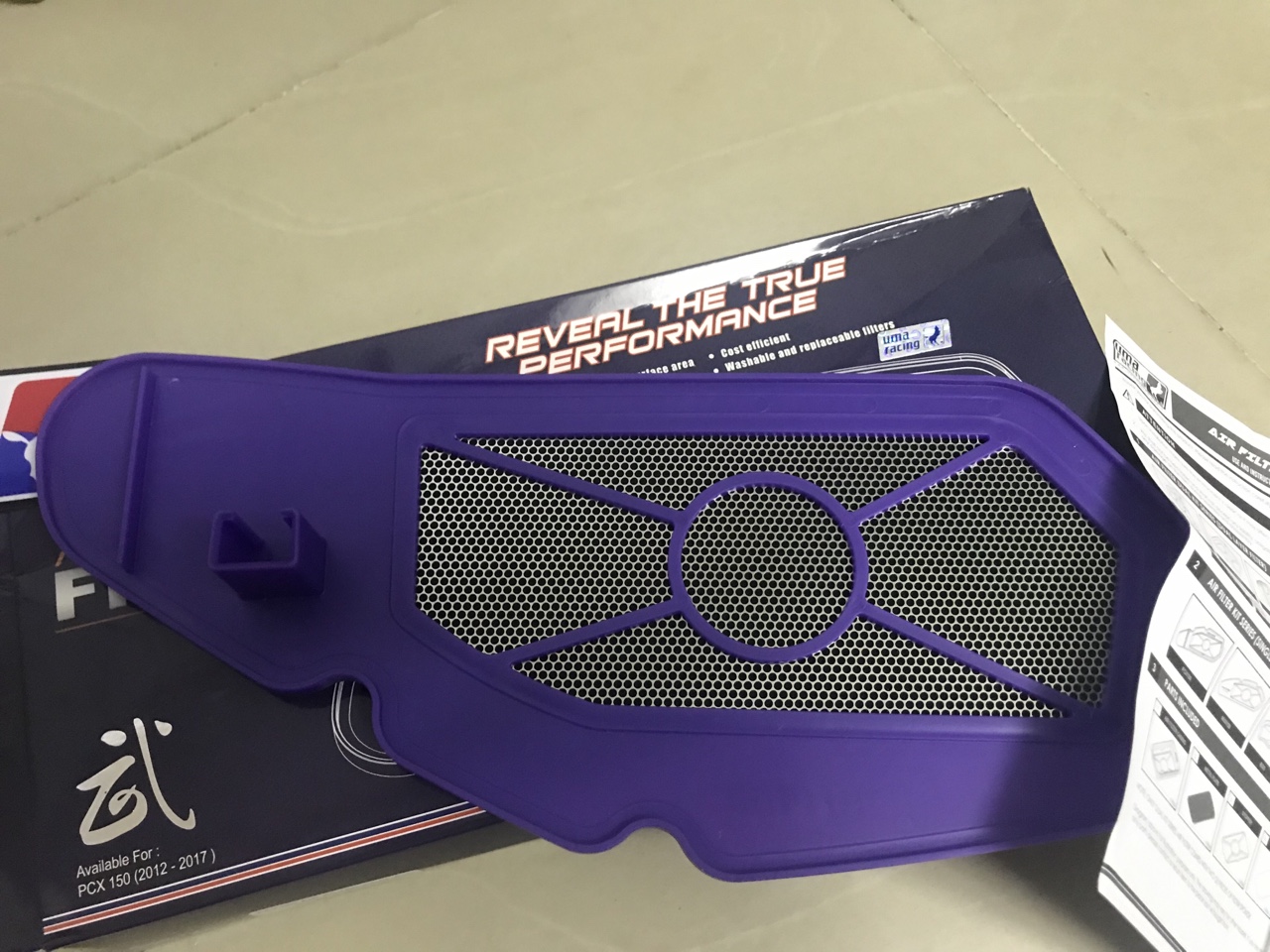 Lọc Gió Độ UMA Racing gắn Vario,Airblade,PCX...