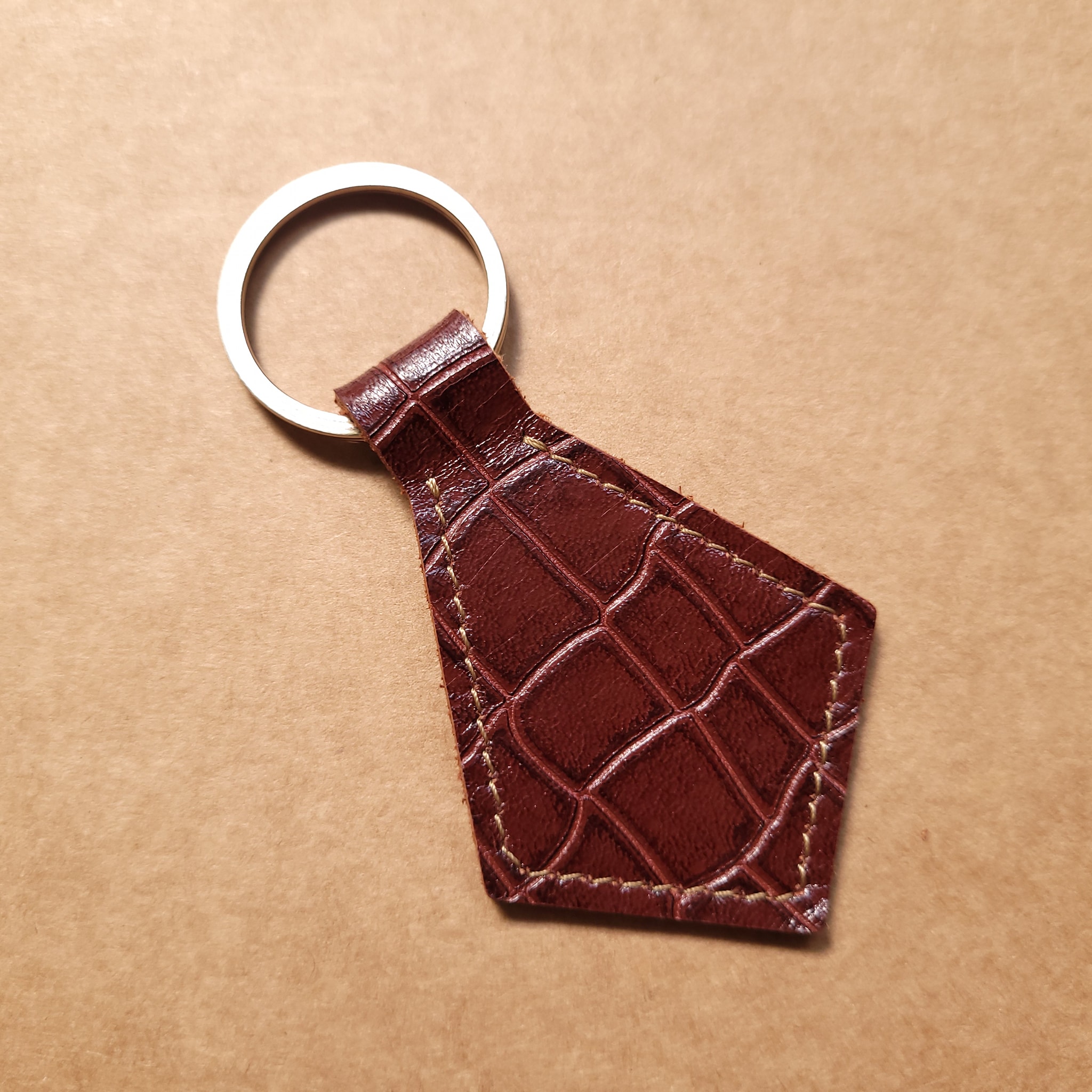 Móc Khóa Da Bò Thật Handmade - Đồ Da Thủ Công Tynleather