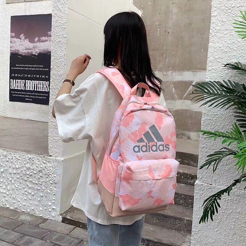 Balo D.A.S hồng chất liệu polyester size 30cm
