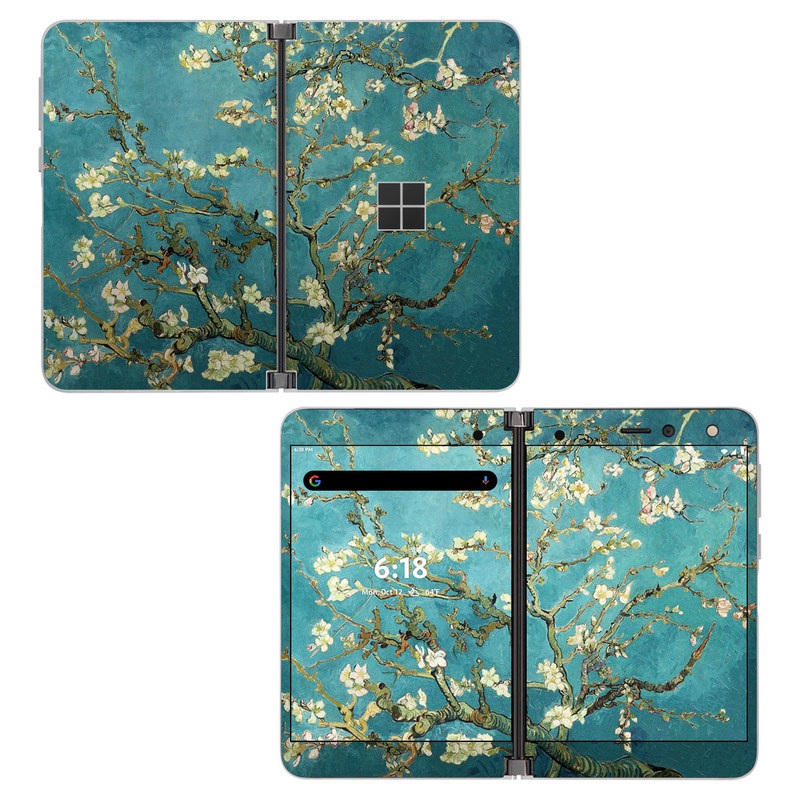 Skin decal dán Surface Duo mẫu Blossoming Almond Tree (đã cắt sẵn, dễ dán)