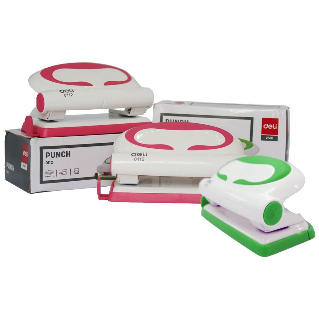 Máy đục lỗ 10 tờ Deli - E0112