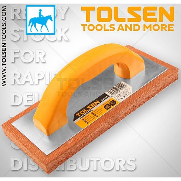 Bàn chà xốp vàng foam trowel 240mm x 100mm tolsen 41022