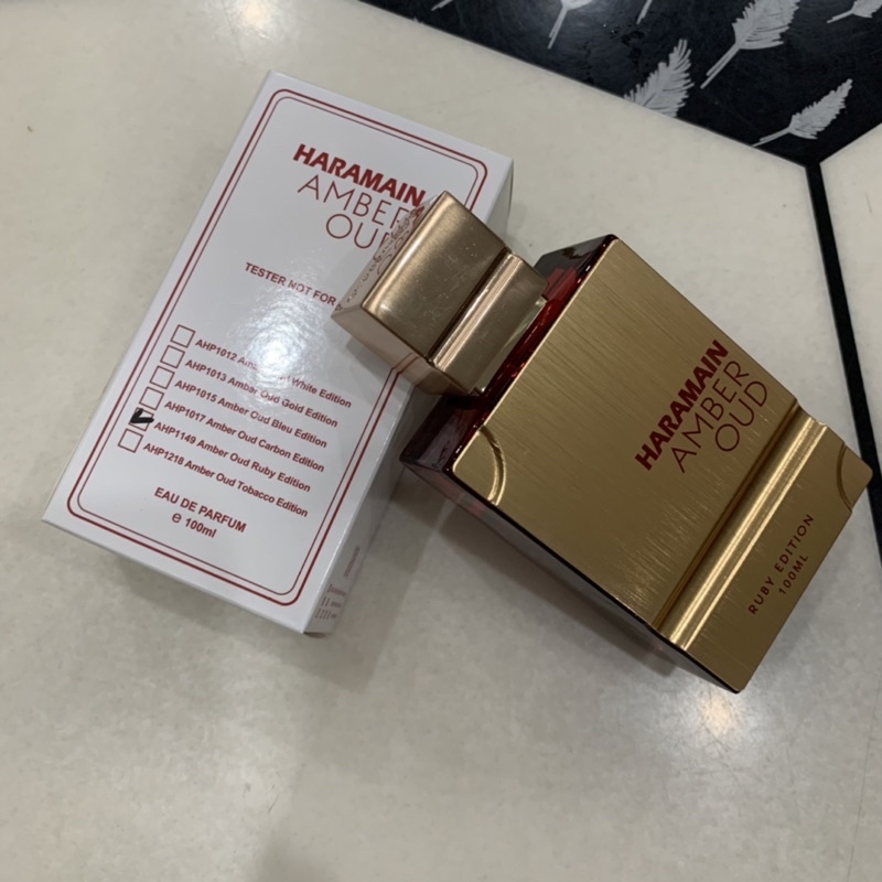 Nước hoa Unisex AL Haramain Amber Oud Ruby Edition EDP 100ml Tester (như hình)