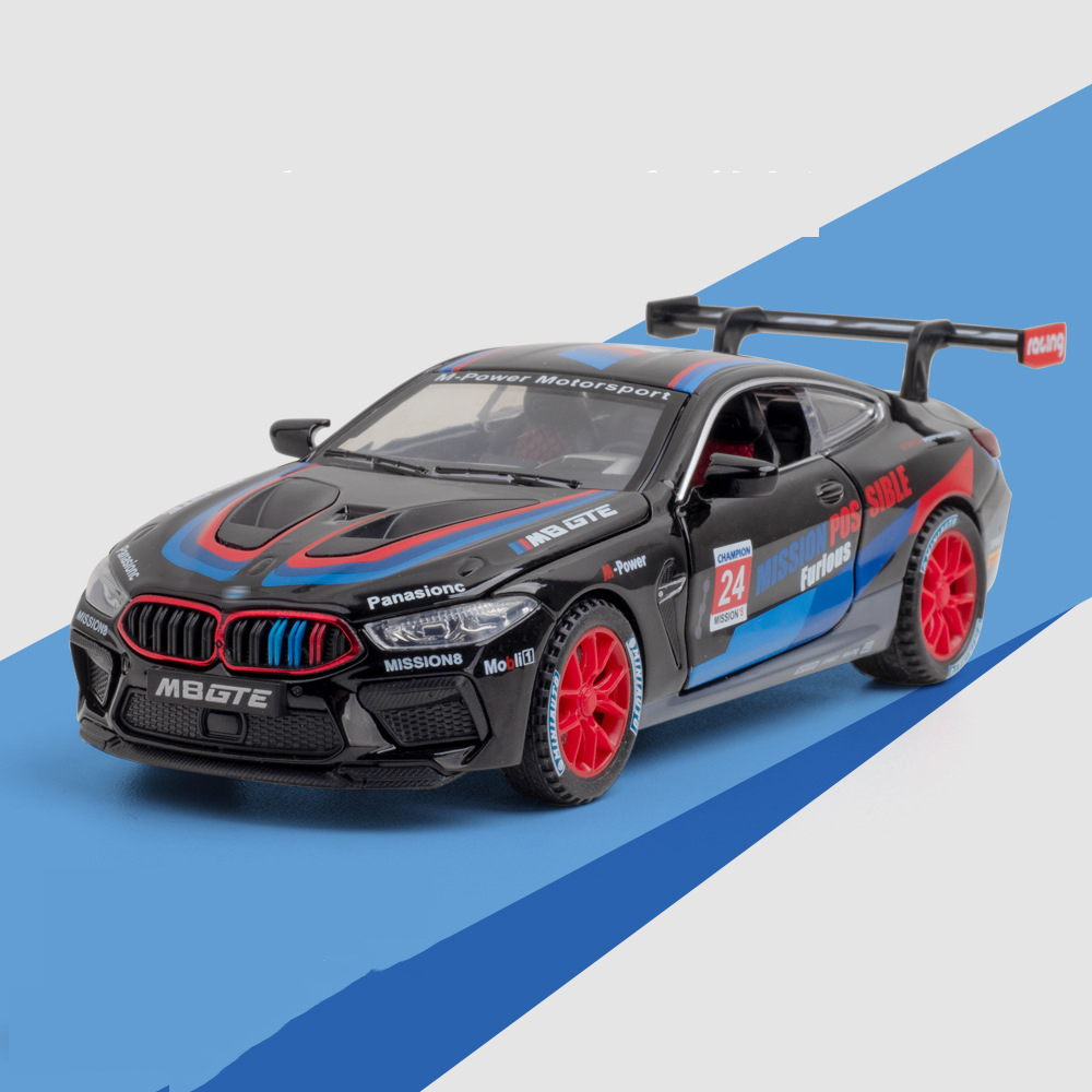 1:32 mô phỏng M8 GTE Mans đua xe đồ chơi xe thể thao mô hình diecasts & đồ chơi xe hợp kim xe cậu bé quà tặng đồ chơi cho trẻ em