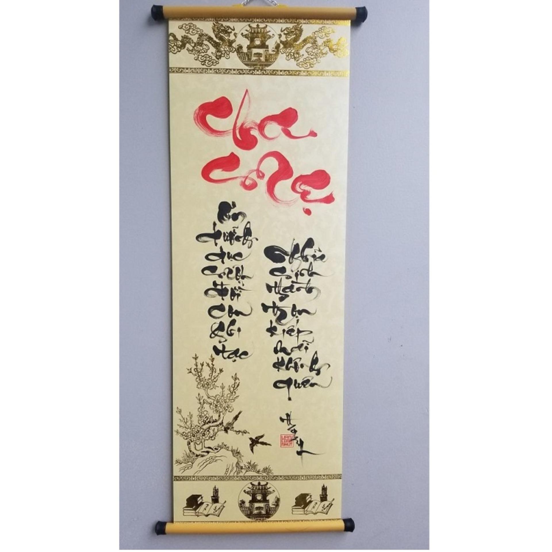 Thư pháp Cha mẹ. Quà tặng  Cha mẹ. Quà tết