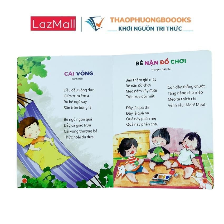 Sách - Thơ cho bé tập nói [bìa cứng]-ThaoPhuongBooks